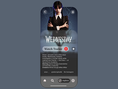 Wednesday is Coming!!! . design dribble figma figmadesign graphic design instagram ui uifigma uiux uiuxinfigma ux wednesday