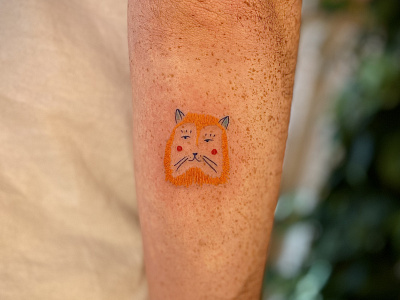 9 lives cat design illu illustration pnw portland tattoo