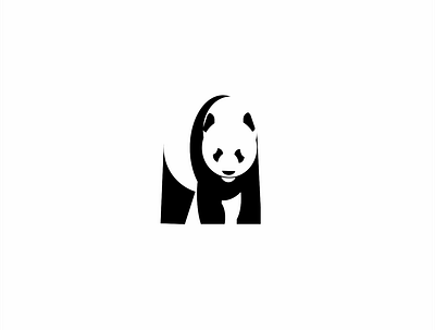 PANDA animal logo panda