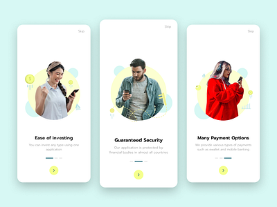 On Boarding Savest 💸 Mobile App UI Kits