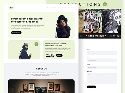 Art Collection Web Template
