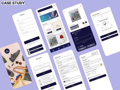 Case Study:A&L Fashion App(Redesign) case study case study uiux design ui ux