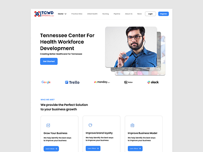 Redesign Landing Page TCWD(Project Client)