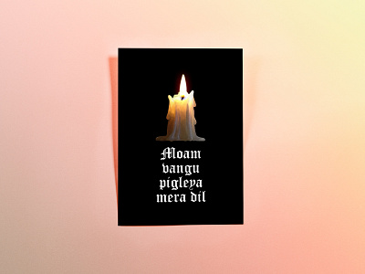 Candle - Punjabi Poster