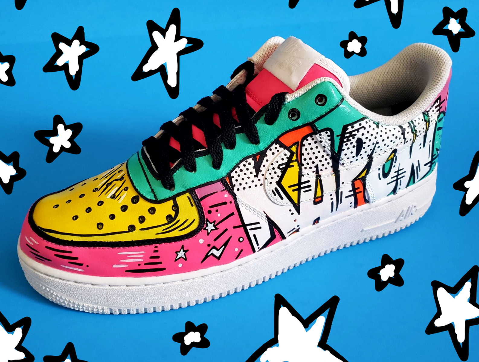 Pop Art Nike AF1s Sneaker Custom by Gigi Rodgers on Dribbble