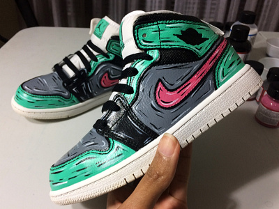 Nike Air Jordan Ones | Pop Art Sneaker Custom