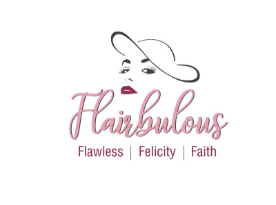 Flairbulous branding illustration logo design