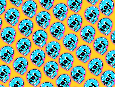 The skull sparkling app branding design graphic design illustration logo typography ui ux vector