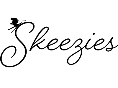 "Skeezies" Logo Design 2d art black and white brand brand identity branding business company design illustration logo minimalism simplicity typography