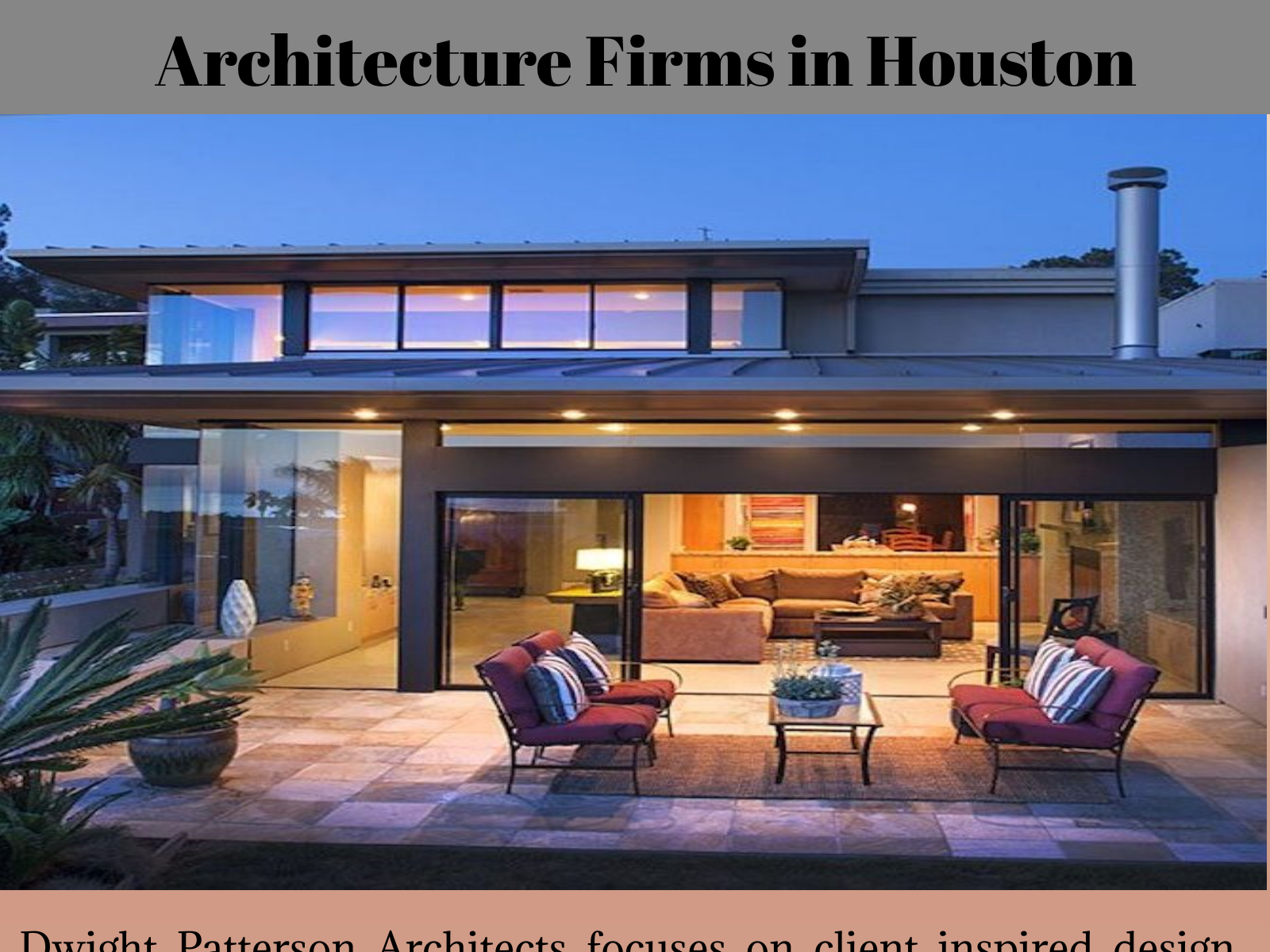 Architecture Firms in Houston by Dwight Patterson on Dribbble