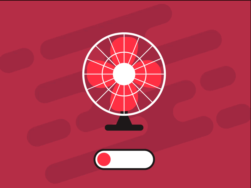 Table Fan Animation animation graphic illustration motion graphic table fan tablefan
