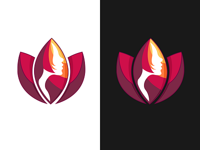 Logo for freesia crafts brand design graphic illustration logo