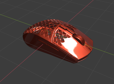 Mouse 3d 3d modeling blender product design rendering