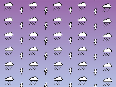 Bad weather ahead cloud design forecast gradient illustration illustrator lightning bolt pattern rain sky vector weather