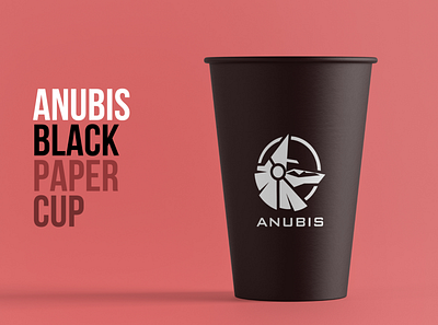 ANUBIS BLACK PAPER CUP 3d art artwork branding design draw graphic design illustration logo logo designed mock up packaging design product design sketch