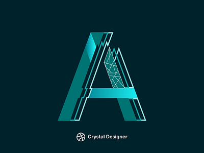 Inkscape: Letter [ A ] Logo Design branding design graphic design icon illustration logo typography vector