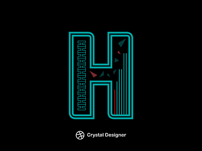 Inkscape: Letter [ H ] Logo Design branding design graphic design icon illustration logo typography vector