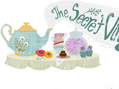 The Secret...? Blog header blog client header illustrator logo texture