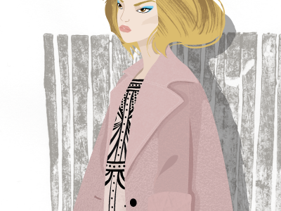 Temperley London A/W 2014 fashion figure illustration illustrator law london temperley temperley london texture