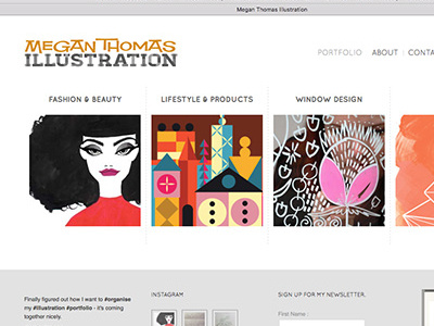 Portfolio megan thomas megan thomas illustration portfolio website