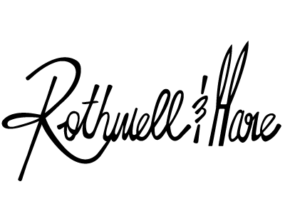 Rothwell & Hare branding design hand lettering logo megan thomas megan thomas illustration type