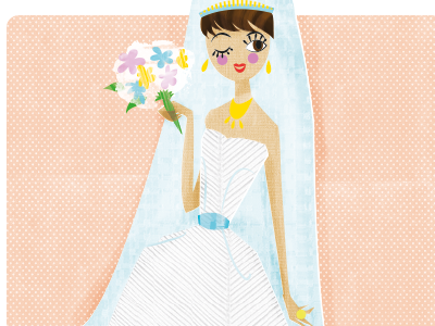 Wedding Belle illustration textures wedding