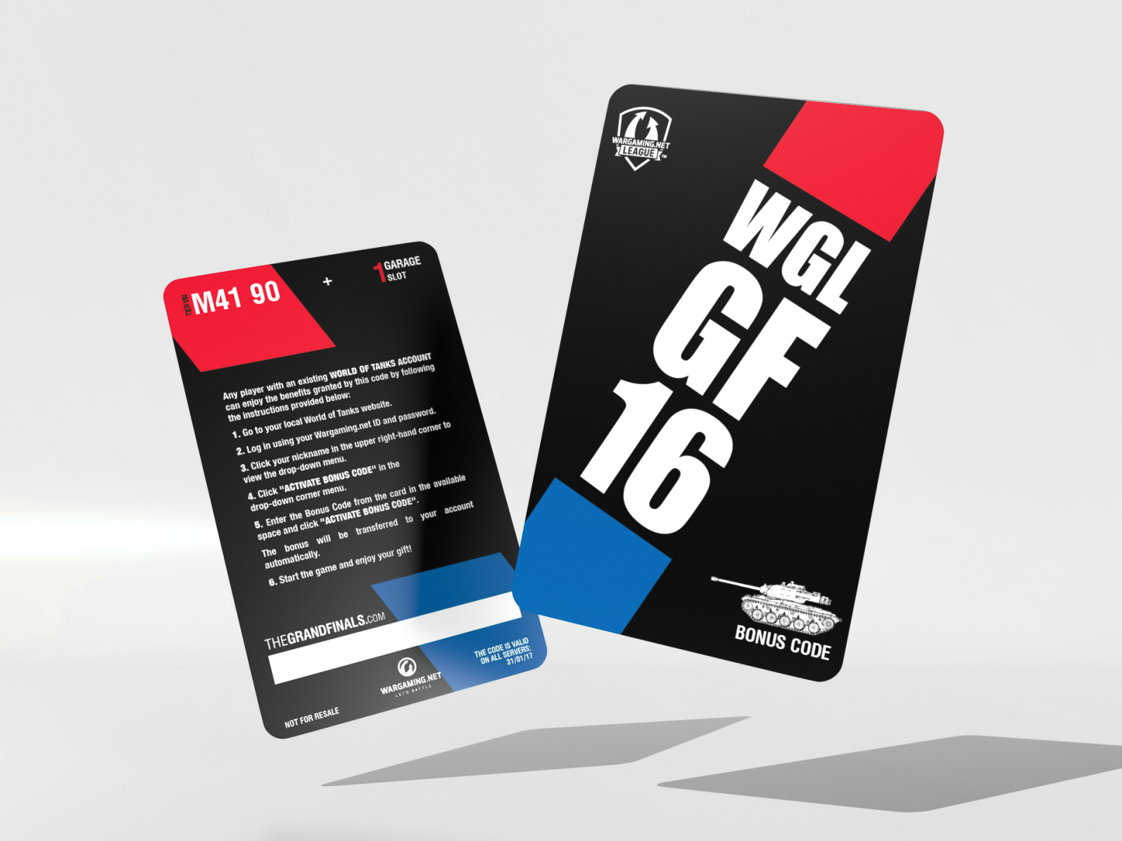 Giveaway code card World of Tanks Wargaming League by Delphine