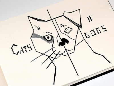 Cats n'dogs illustration