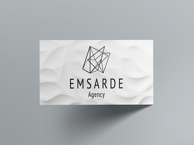 EMSARDE logo design branding business card communication design fengshui freelance graphic design identité visuelle interior design logo visual design visual identity