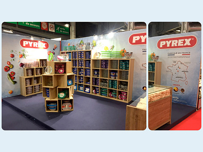 Booth branding - Pyrex