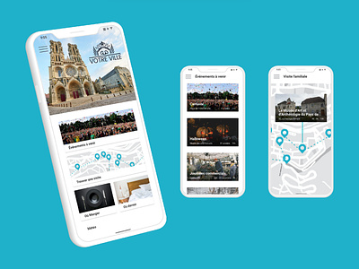 Com Com App mobile app prototype design freelance graphic design mobile app tourism ui ui design visual design