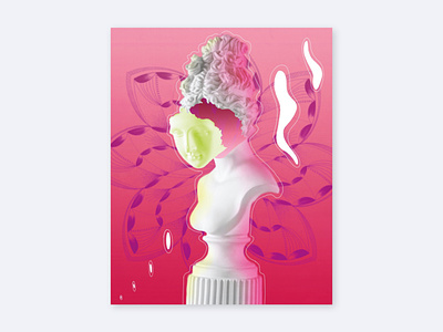 Statues posters daily art daily poster design freelance graphic design illustration poster procreate visual design