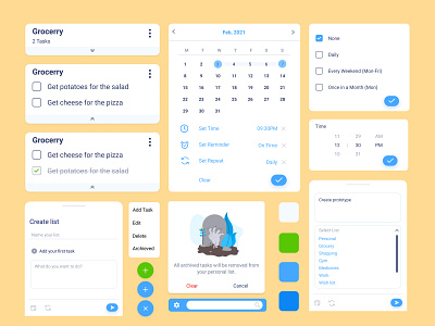 Task Manager (To Do App) aesthetics app branding calender components design icon illustration innovation logo prototype research todo app typography ui uidesign ux uxdesign vector work manager