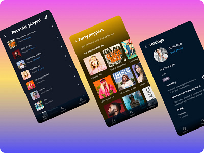 Music player app