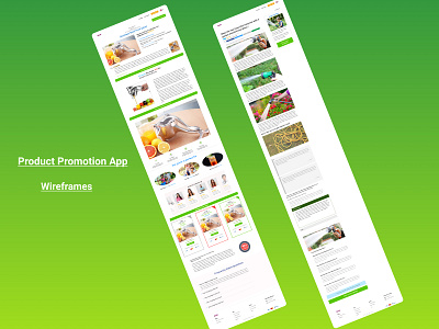 'Product Promotion App' aesthetics app branding business design frames graden products hi fid hosery icon logo low fid product promotion ui user experience users ux vector wireframes