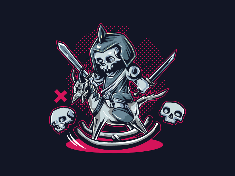 Skull Knight by Naksatra on Dribbble