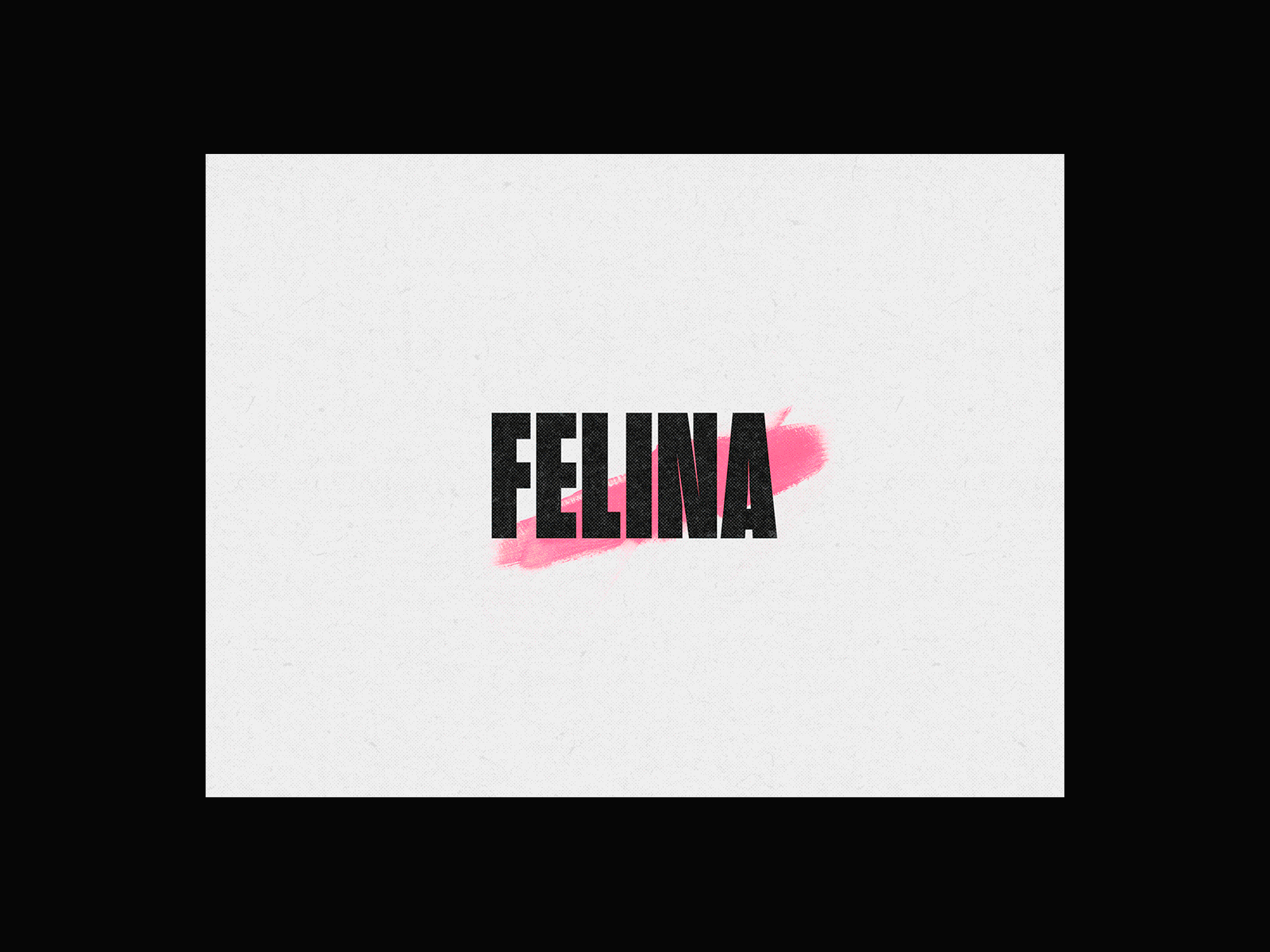 Brand identity // Felina Drink // 01
