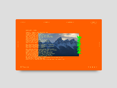 003 // Kanye West // Wyoming Lyrics