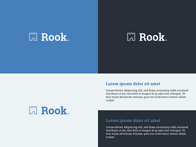 Rook.agency branding blue brand castle construction floor plan identity logo logomark planning