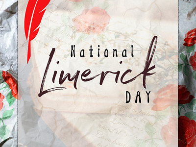 NATIONAL LIMERICK DAY branding design graphic design illustration logo media typography vector