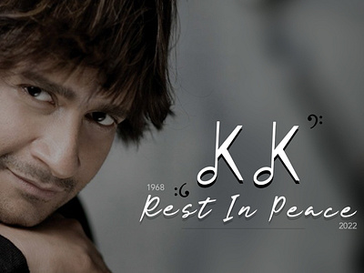 KK Indian playback singer design graphic design typography vector