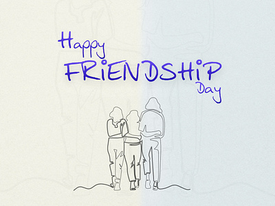 Happy Friendship Day 3d animation branding design graphic design icon illustration logo motion graphics typography ui ux vector