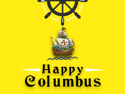Happy Columbus. app branding design graphic design illustration logo typography ui ux vector