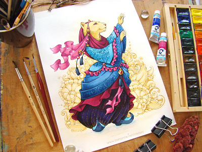 Princess art character fairy tale illustration