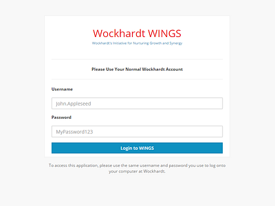 Wockhardt AppLogin