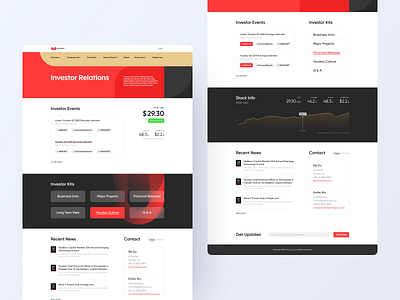 IR | Youdao Investor Relationship branding geometry ui web web design