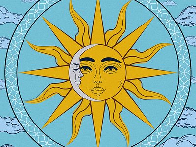 Moon & Sun Illustration