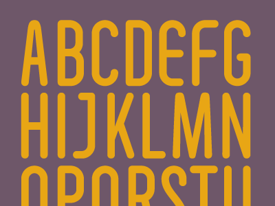 Comet Typeface Sketch gray orange type typography