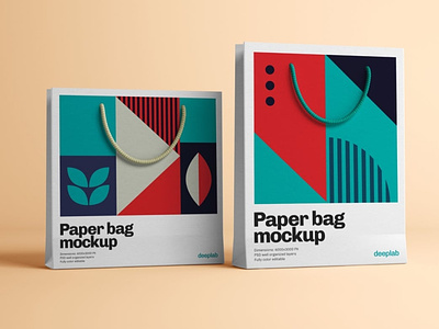 Paper Bag Mockup Set