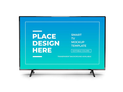 Smart TV Display Mockup Template Set 3d design device display hd lcd mockup monitor presentation realistic screen smart smart tv television touchscreen tv tv display ui ux video